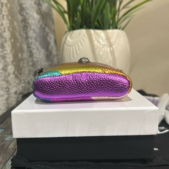 Kurt Geiger Kensington Metallic Leather Flask - Picture 13 of 13